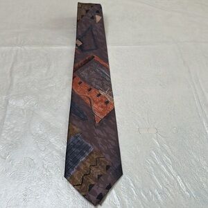 Alberto Serra Men’s TIE - Dark grey multi